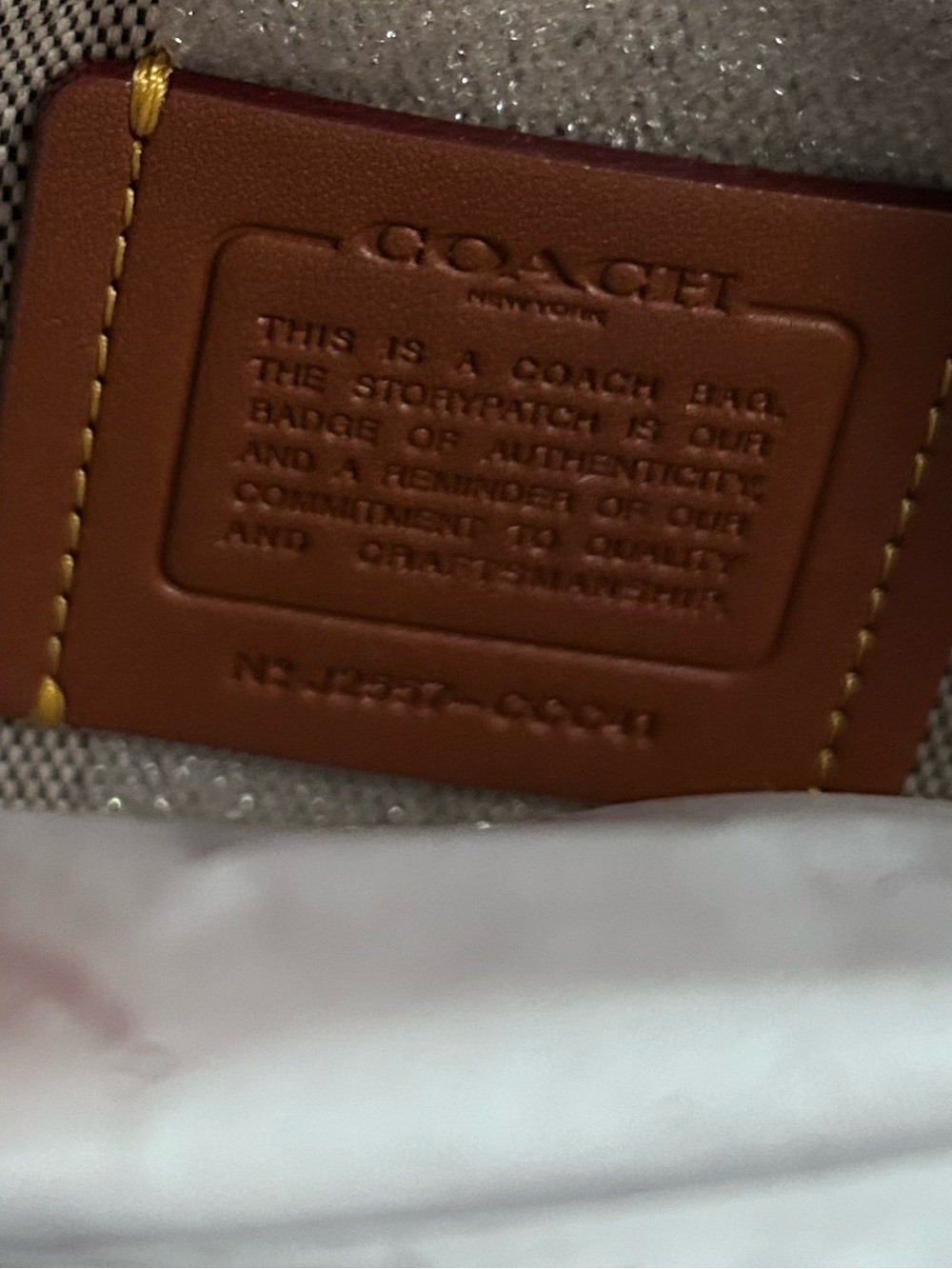 Coach Plaza Bag 22 - Brass/Black NWT - Picture 13 of 15
